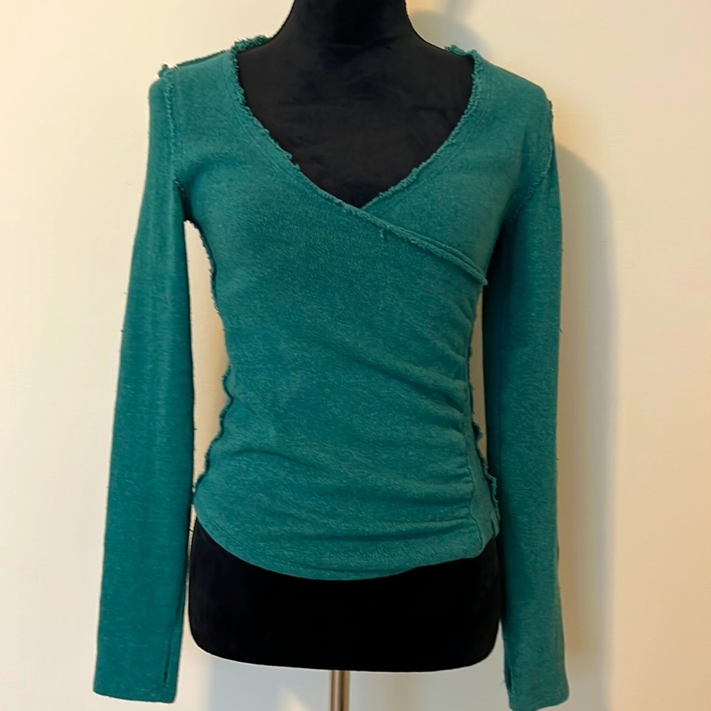 Free People Emerald Green Sweater